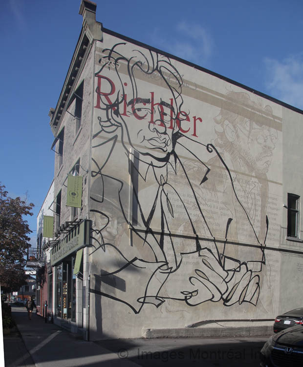 /Murale hommage à Mordecai Richler