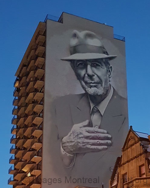 /Murale en mémoire de Leonard Cohen