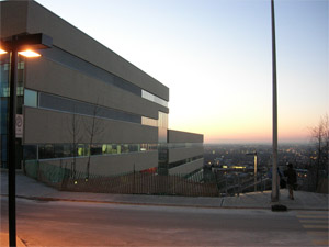 View from new Montreal Polyctechnic's building