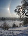 Atmospheric halo at Angrignon Park