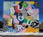 Bonjour ! Murale de Cyndie Belhumeur et Marquis MC